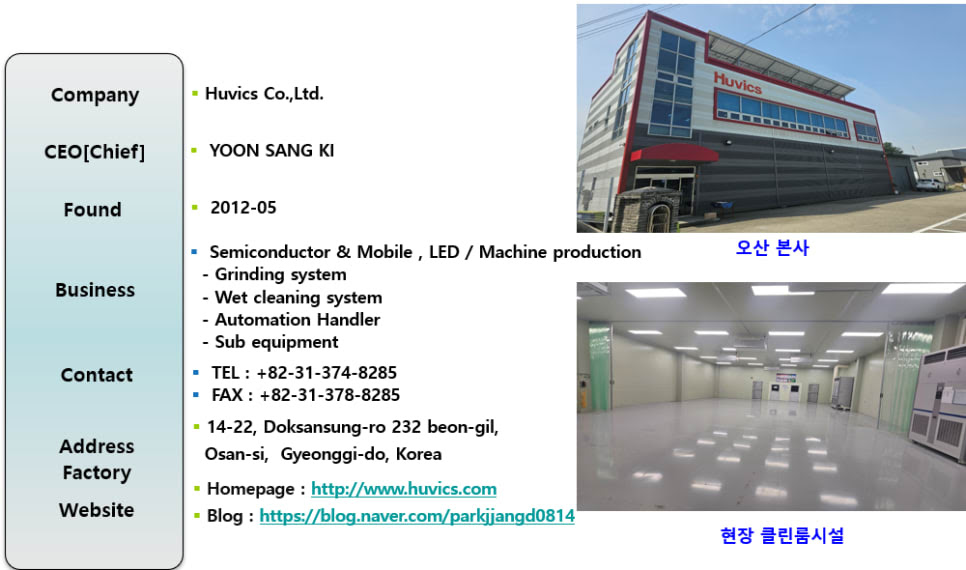 첨단 산업 혁신 주도하는 주식회사 휴빅스의 세정기 및 자동화 설비 도입